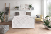 Traumnacht Cozy - Bed set 4 seasons, 1 X divisible duvet 135 X 200 Set and 1 X pillow 80 X 80 Cm, Ã-ko Tex certified, white, developed in Germany, (pack of 2) Naty Shop Duvets and quilts 4 seasons 135 X 200 Set
