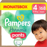 Pampers Harmonie diapers Pants Baby, size 4 (9Kg-15Kg), 168 diapers Mother and Child Naty Shop