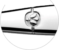 Lou Laguiole Jet - 24 Piece Cutlery Set, Polished Steel Kitchen Naty Shop