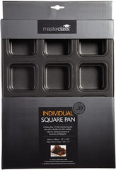 Brownie pan Masterclass, brownie pan with 12 holes, stainless steel, 34 X 26 cm Molds and baking trays Naty Shop
