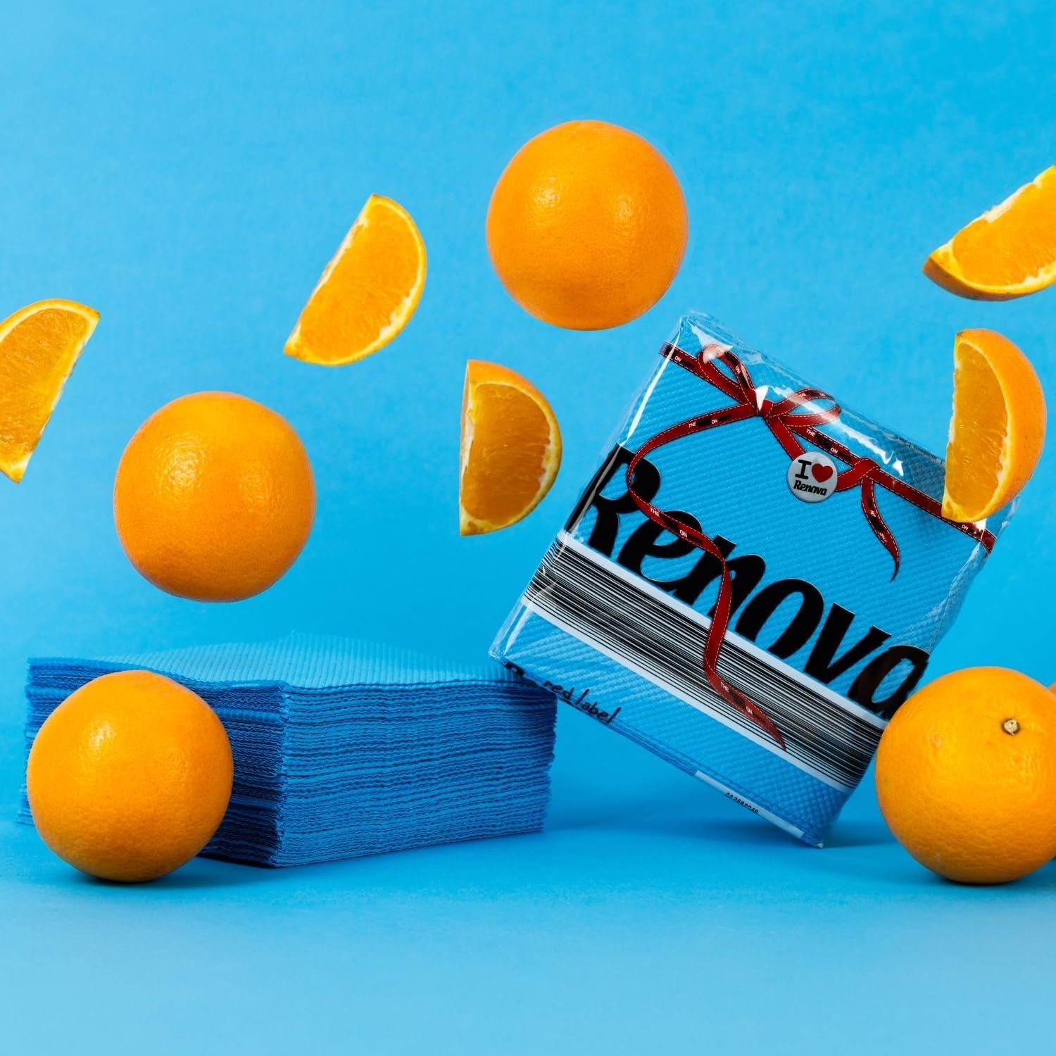 Șervețele de hârtie Renova, Red Label Blue 70 șervețele