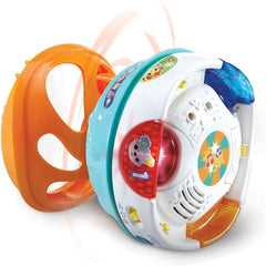 Vtech Baby 3-in-1 Magic Music Ball Jucărie interactivă pentru copii care se mișcă singură și redă muzică Pentru copii cu vârsta cuprinsă între 9-36 luni, colorată Jucarii Bebe Naty Shop