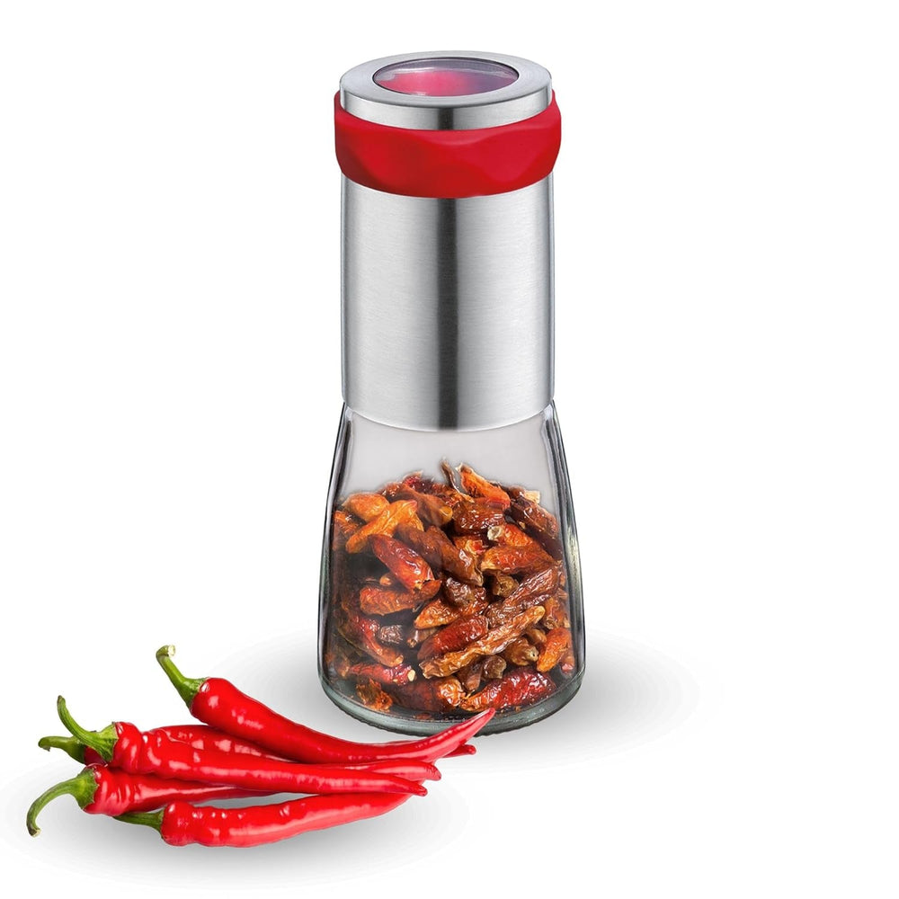 Cilio PICCANTE hot pepper grinder, Ø 6.5 cm, H: 14.5 cm, with closing lid Grinders and Slicers Naty Shop Default Title