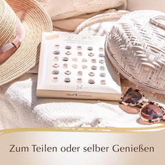 Chocolate - Mini White Pralines | 90 g | Box with 18 pralines in 6 delicious assortments | Gift of chocolate | Chocolate Gift (Pack of 3)