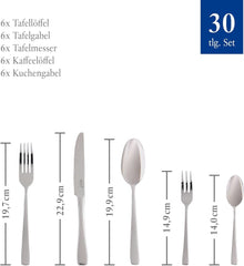 Vivo by Villeroy & Boch - Voice Basic cutlery set 30 pieces for 6 people Naty Shop