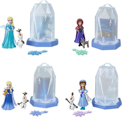 Mattel Disney Frozen Ice Reveal Squishy Ice Gel Doll and 6 Surprises, including Friends figure and accessories (dolls may vary) HRN77 Naty Shop Dolls