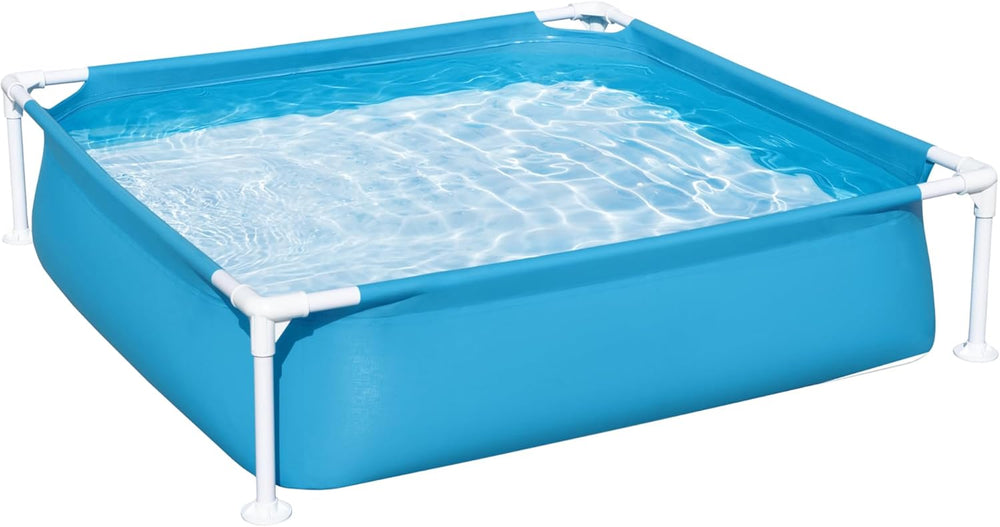 Bestway My First Frame pool 122 x 122 x 30.5 cm, blue, rectangular