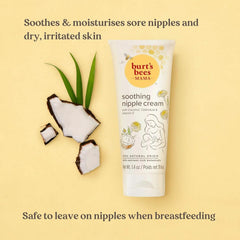 Burt'S Bees® Mama Soothing Nipple Cream cu nucă de cocos, calendula și vitamina E, 100% naturală, 1,4 uncii Accesorii Hrana si Alaptare Bebe Naty Shop