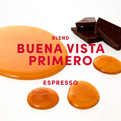 Buena Vista Primèro Espresso Blend - 100 % Arabica Kaffee aus Jamaica, Guatemala, Panama & Brasilien - Berliner Röstung, ausgewogen-luxuriös, Espresso für Genießer & Gastronomie