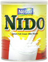 Nestle Nido Vollmilchpulver – Instant Creme für Kaffee- und Teagetränke mit Vitaminen & Mineralstoffen & ohne Konservierungsmitteln oder Farben - 400g Dose