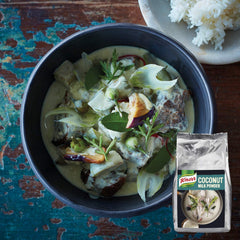 Knorr Kokosmilch Pulver (Milk Powder aus 20 frischen Kokosnüssen, ergibt 6.6 Liter Kokosmilch) 1er Pack (1 x 1 kg)