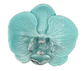 Decoratiune comestibila din zahar, Orhidee bleu Decoratiuni din Pasta de Zahar Nati Shop