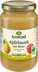 Organic applesauce with pears, 360 grams Mother and Child Naty Shop
