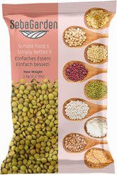 Green Lentils – Laird Variety, 1 kg Pack | Premium Quality, Whole Lentils | Rich in Protein and Fiber | Vegan, Non-GMO | Ideal for Soups, Salads, Curries and Meal Preparation