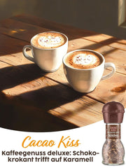 Topping pentru cafea Kotanyi Cacao Kiss | Ciocolată minunată cu bucăți fine de ciocolată, pachet de 4 (4 X 63 grame) Naty Shop