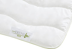 Badenia Trendline Eco quilt Aerelle Blue Duo 135 X 200 Cm, White, Öko-Tex certified, Produced in accordance with the German quality standard Duvets and quilts Naty Shop