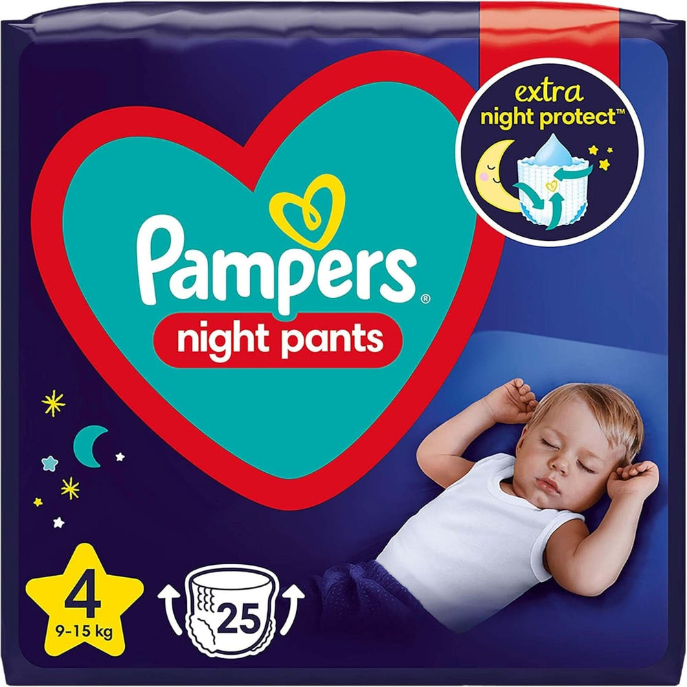 Pampers Diapers Night Pants, size 4 Mother and Baby Naty Shop