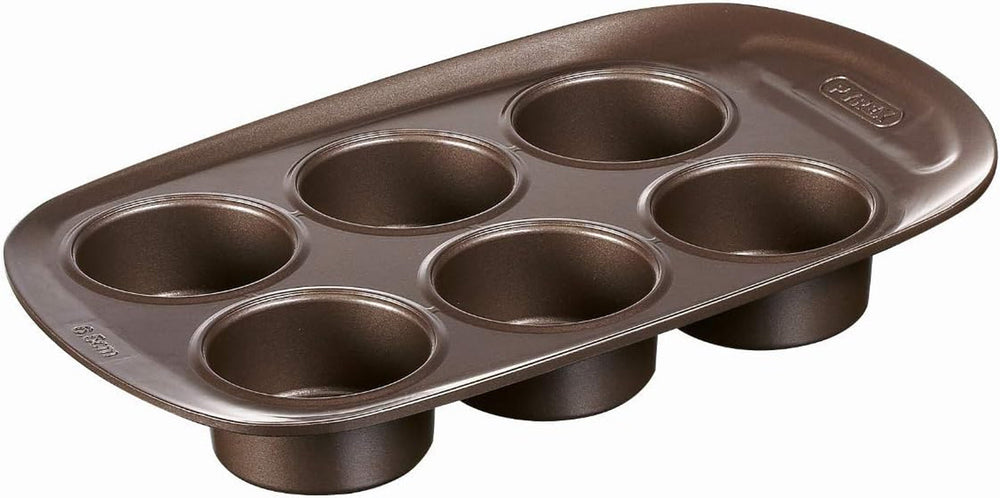 Pyrex BANDEJA 6 MAGDALENAS ASYMETRIA PX Muffinförmchen, Metall, Bunt, 6 Magdalena Molds and trays for baking Naty Shop 6 Magdalena