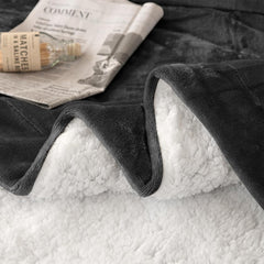 Cozy Blanket 150X200Cm Black Fleece Blanket Living Sherpa Blanket Sofa Throw Sofa Blanket Warm Winter Soft (Black, 150X200Cm) Good Nite Beds and Blankets