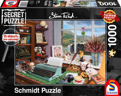 Schmidt Spiele 59920 La birou, 1000 piese Puzzle secret Puzzle Naty Shop Titlu implicit