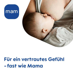 MAM Stillhütchen Größe L (Ø 23 Mm) Im 2Er-Set, Extra Weiche Brusthütchen Zum Schutz Beim Stillen, Brustwarzenschutz Für Maximalen Hautkontakt Zwischen Mutter Und Kind Accessories Food and Breastfeeding Bebe Naty Shop