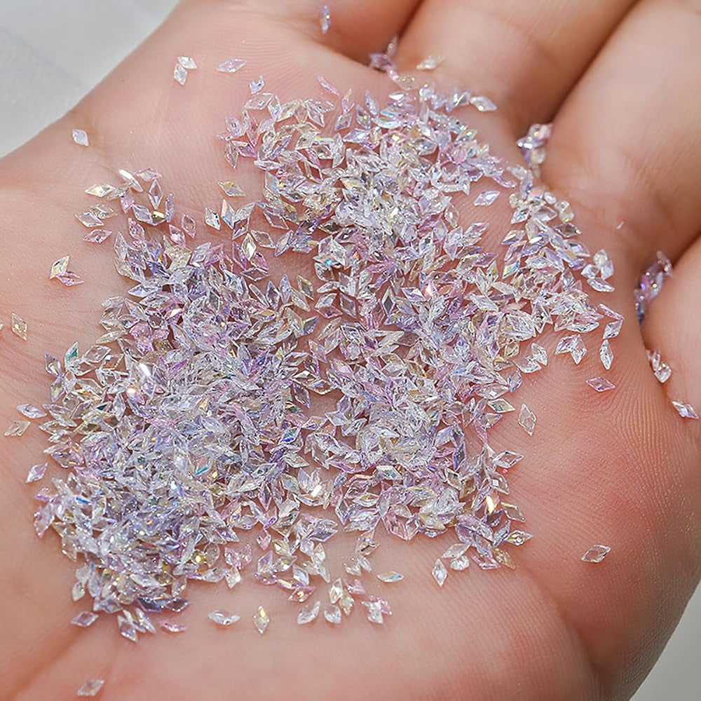 50 de piese mici zirconiu romb sclipici pietre unghii brelocuri culori mixte strasuri sclipitoare farmece unghii mini romb unghii cristale unghii diamante strasuri unghii farmece accesorii unghii nail art