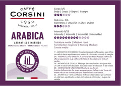 Caffè Corsini - Set Kaffeebohnen Aromatisch Bio & Fruchtige Aromen, Nachhaltig, 3x250g, Gesamt 750g
