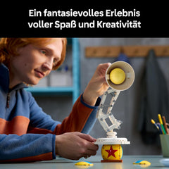 LEGO Ideas | Disney Pixar Set - Modellbau für Erwachsene - 3D Puzzle mit versteckten Filmreferenzen - DIY Schreibtisch Deko - Giftidee zum Vatertag für Sammler - 21357