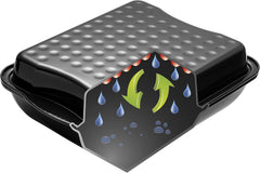 Dr. Oetker Maxi-Bräter Mit Deckel BACK-IDEE KREATIV, Brat- Und Auflaufform Aus Hochwertigem Stahlblech Mit Emaillierung, Eckige Form, Schnitt- Und Kratzfest - Spülmaschinengeeignet in Schwarz Molds and trays for baking Naty Shop