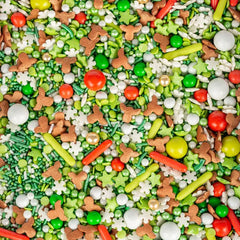 Super Streusel Hohoho, Christmas themed sprinkles, 90 grams