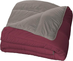 Bleu Câlin bicolor reversible quilt for 2 people, microfibre, burgundy/pepper, 220X240 cm Quilts and quilts Naty Shop Burgundy/pepper 220X240 Cm
