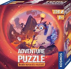 KOSMOS 684853 Den Tiefen Des Vulkans Adventure Puzzle, 258 Pieces, Interactive Adventure Puzzle for Kids 8+, Discover an Adventure Story with Each Puzzle Piece Puzzle Naty Shop Default Title