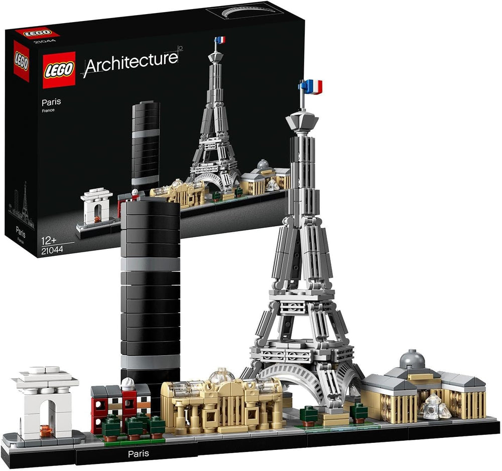 LEGO Architecture Paris, Eiffel Tower, Champs-Élysées and Louvre Model Kit, Skyline Collection, Home and Office Decorations, Gift Ideas for Collectors, Men and Women 21044 Building Sets Besuche den LEGO-Store Single
