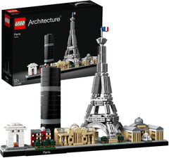 LEGO Architecture Paris, Eiffel Tower, Champs-Élysées and Louvre Model Kit, Skyline Collection, Home and Office Decorations, Gift Ideas for Collectors, Men and Women 21044 Building Sets Besuche den LEGO-Store Single