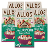 Allos, unsweetened berry muesli, pack 5 x 500 grams Cereals Naty Shop Berries