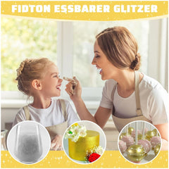 Glitter comestibil, pudra, 5 grame Glitter Naty Shop