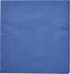 SER4230239 Șervețel 40 X 40, 2 straturi, 1/4-fold, 100 șervețele, 2 straturi, neted cu margine, albastru