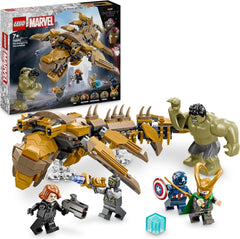 LEGO Marvel Avengers Vs. Leviathan building toy set with Hulk and Captain America, Loki, Black Widow and Chitauri minifigures, Avengers playset for boys and girls 7+ 76290 Building sets Besuche den LEGO-Store Default title