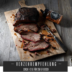 Ankerkraut Beef Booster, Rub Brisket and Steak Gewürz, Gewürzmischung für Fleisch, 230g in Streuer
