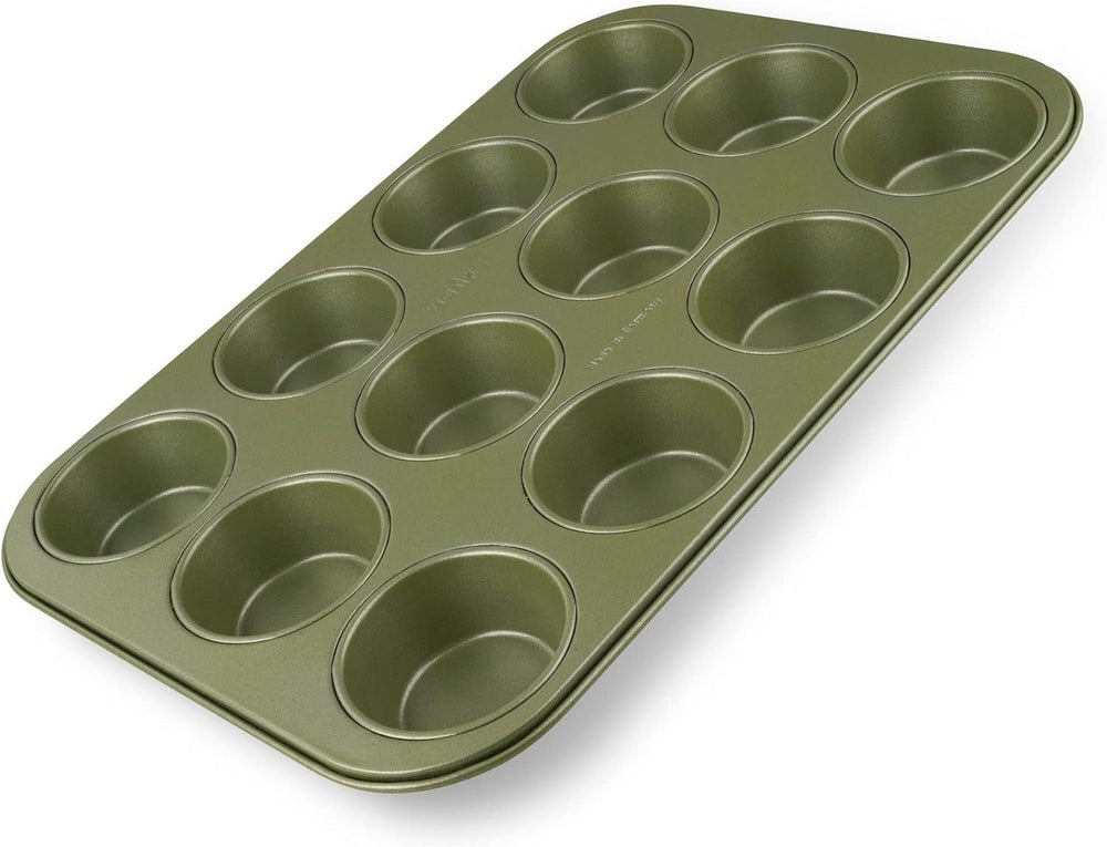 Zenker Muffinform Für 12 Stück – Ressourcenschonende Und Klimaneutrale Backform Für Muffins Und Cupcakes – 12Er Muffinblech Mit Veganer Antihaftbeschichtung Molds and trays for baking Naty Shop Muffinform