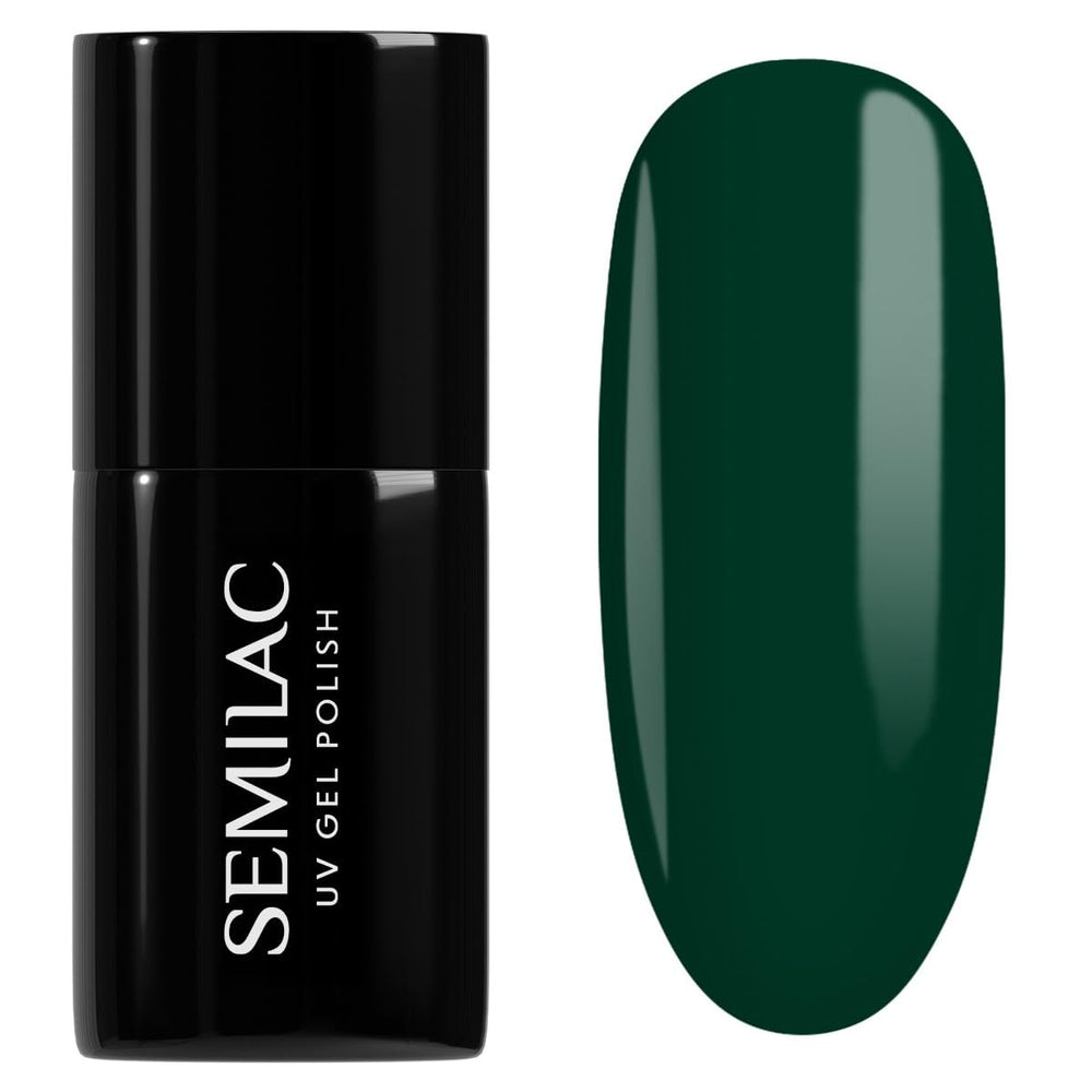 UV Nail Polish Semilac Hybrid 309 Pine Green 7ml Festive Wonder Colors Collection