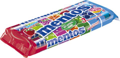 Mentos Fruit Dragees Orange Lemon Strawberry Chewy Fruit Flavored Sweets (3 Rolls), Vegan (Pack of 3)