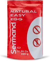 Eiklarpulver (350g) | Getrocknetes Eiklar Pulver | Eialbumin für Backen & Kochen | Ohne Zusatztoffe | Lactose-free Zip-Bag Packaging