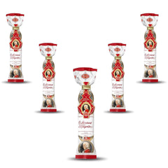 Reber Mozart balls - 5 bags of 5 sweets in the Christmas edition - Authentic Reber Mozart balls, made of dark chocolate, marzipan and nougat