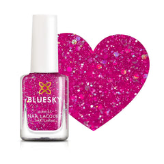 BLUESKY Kids Nail Polish - Peelable Water Based Nail Polish, Solvent Free, Easy To Remove, 5ml (Disco Time)