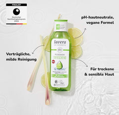 Lavera, Refreshing shower gel with organic lime, 250 ml Shower and bath Naty Shop