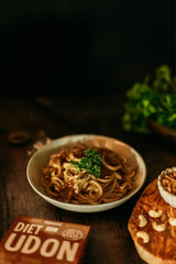 Udon Shirataki Konjac Noodles Bio 385g - Low calorie, gluten free, vegan - made from konjac root, rich in fiber DIET-FOOD