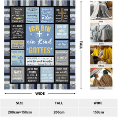 ZQYMM Christian Gifts for Women Men, Baptism / Confirmation Gifts for Girls / Boys, Inspirational / Religious, Catholic Spiritual Gifts, Christian Birthday Gifts ZQYMM Beds and Blankets
