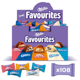 Milka Favorites – a mix of 5 popular chocolate assortments, 108 individually wrapped chocolates – 1 kg