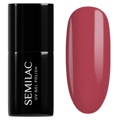 UV nail polish Semilac Hybrid 400 Rusty Red 7ml, Tastes of Fall collection